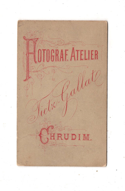 Fotografie Herrenportrait - Chrudim 1870er