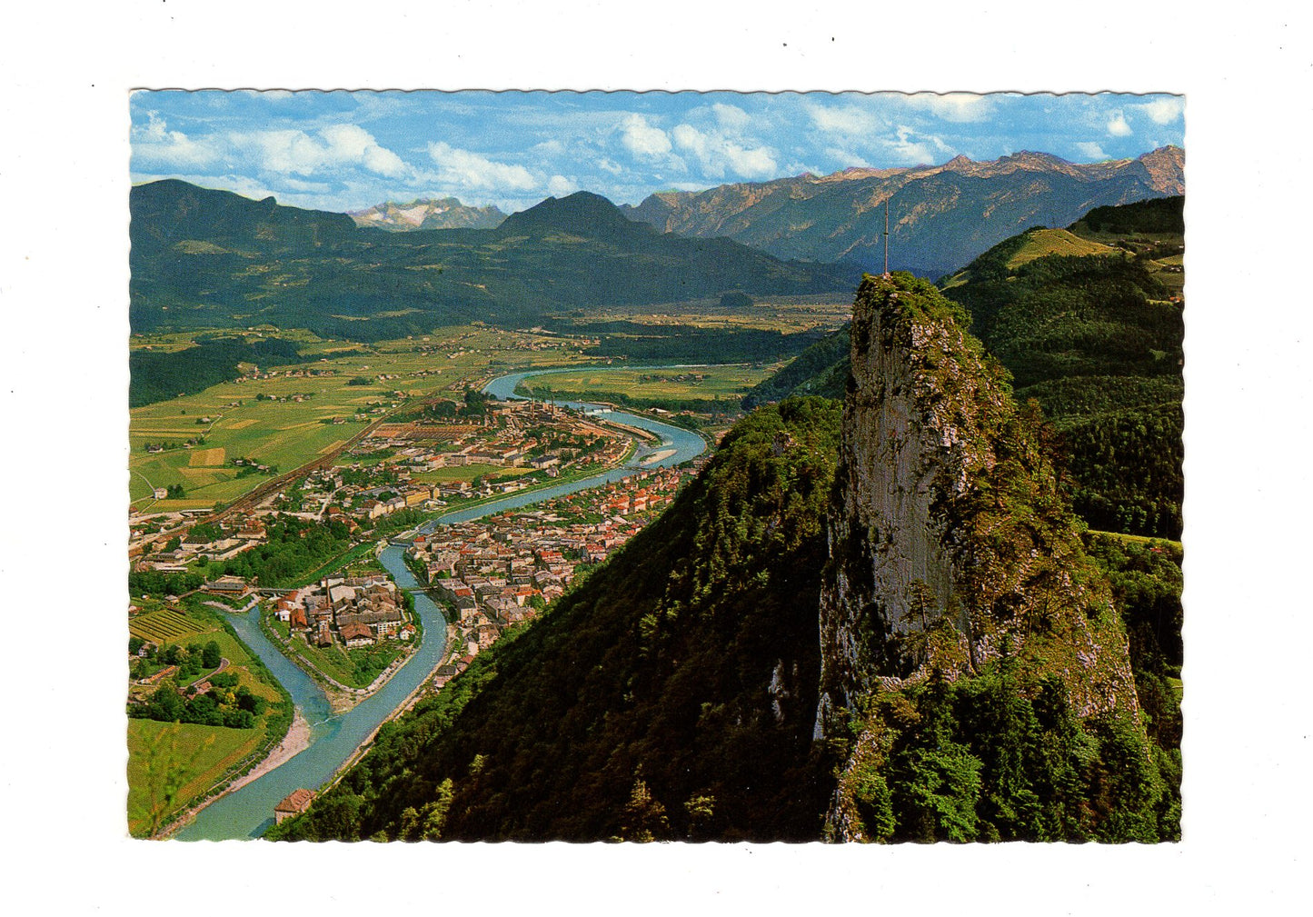 Ansichtskarte Hallein gegen Barmstein / Salzburg / Österreich