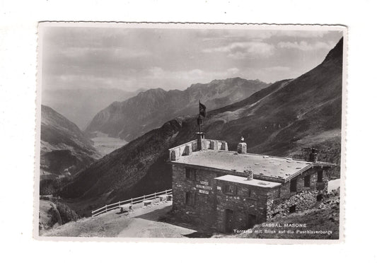 Ansichtskarte Restaurant Sassal Masone - Alp Grüm / Schweiz