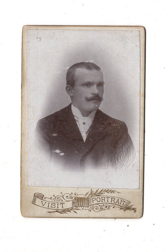 Fotografie Herrenportrait - unbekannter Ort 1890er
