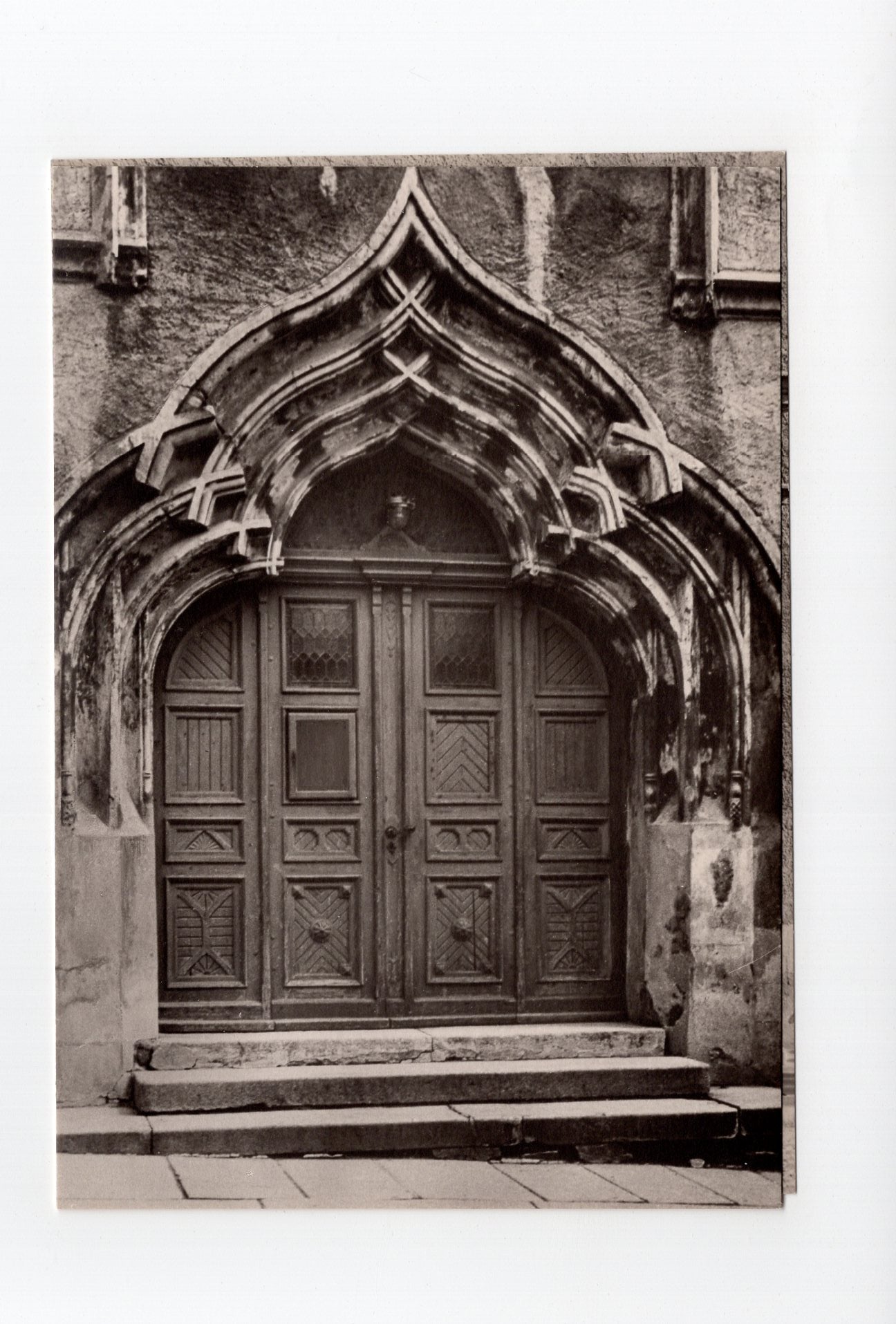 Ansichtskarte Portal der Stadtkirche in Marienberg / Erzgebirge