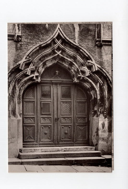Ansichtskarte Portal der Stadtkirche in Marienberg / Erzgebirge