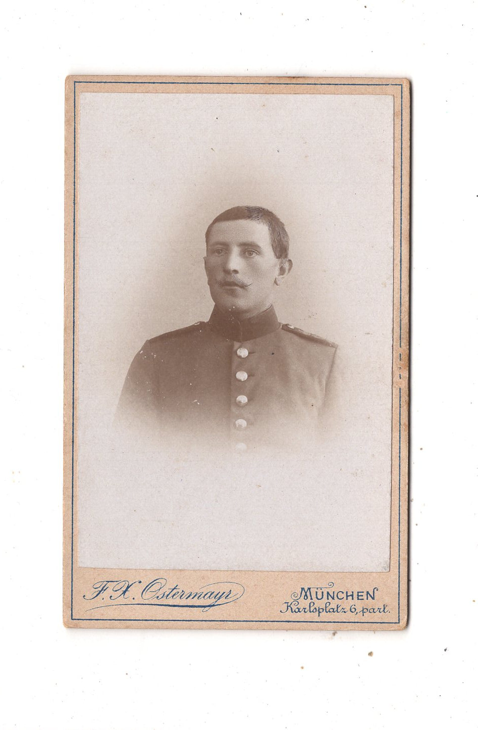 Fotografie Soldat - München um 1900