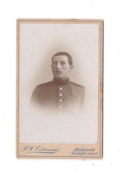 Fotografie Soldat - München um 1900