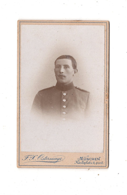 Fotografie Soldat - München um 1900