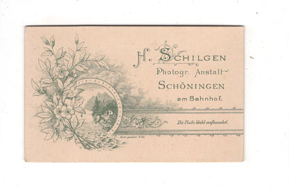 Fotografie Feine Dame - Schöningen 1890er / CDV L1-32