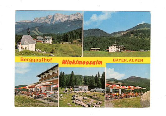 Ansichtskarte Berggasthof Winklmoosalm / Bayerische Alpen