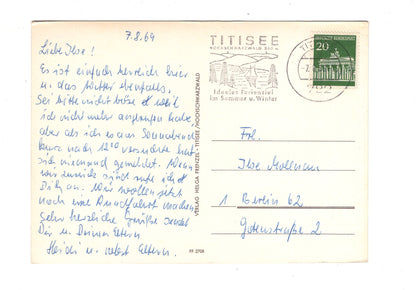 Ansichtskarte Titisee-Höllental-Feldberg im Hochschwarzwald / G1-65