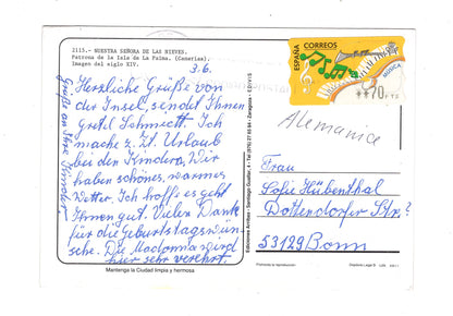 Ansichtskarte Nuestra Senora de la Nieves / Spanien