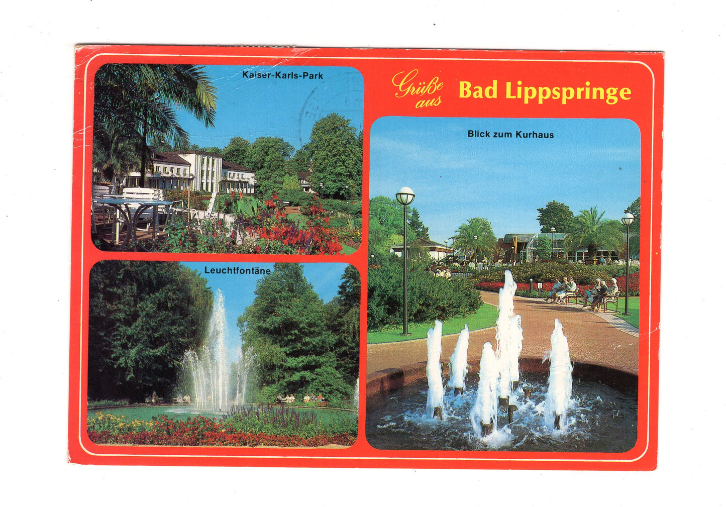 Ansichtskarte Bad Lippspringe / Blick zum Kurhaus +++