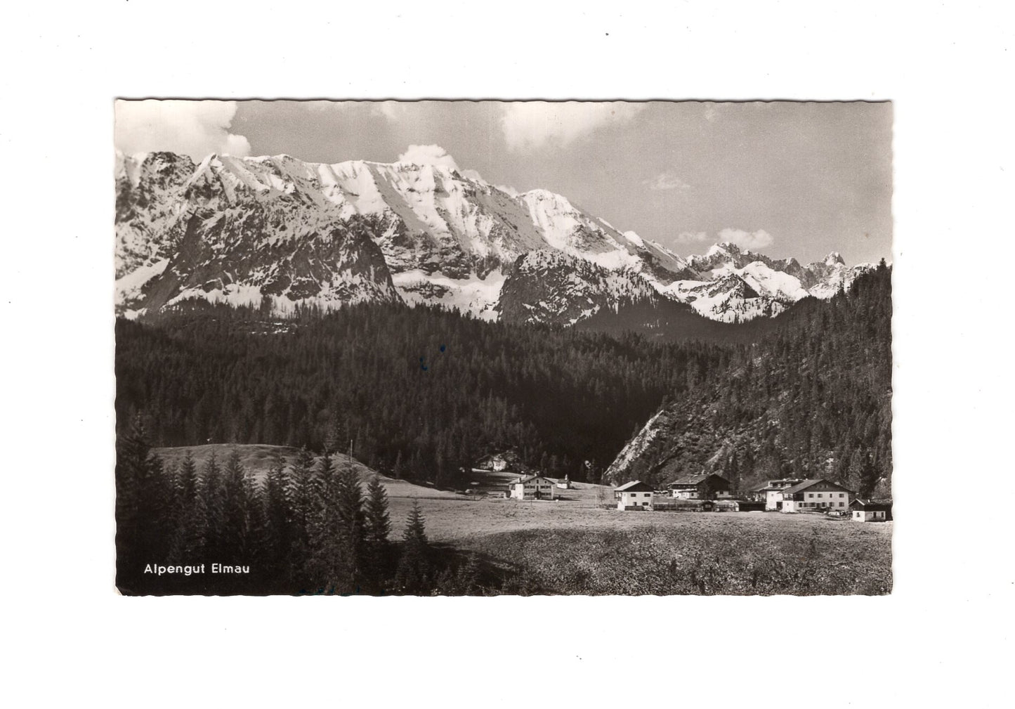 Ansichtskarte Gästehaus Alpengut Elmau am Wetterstein