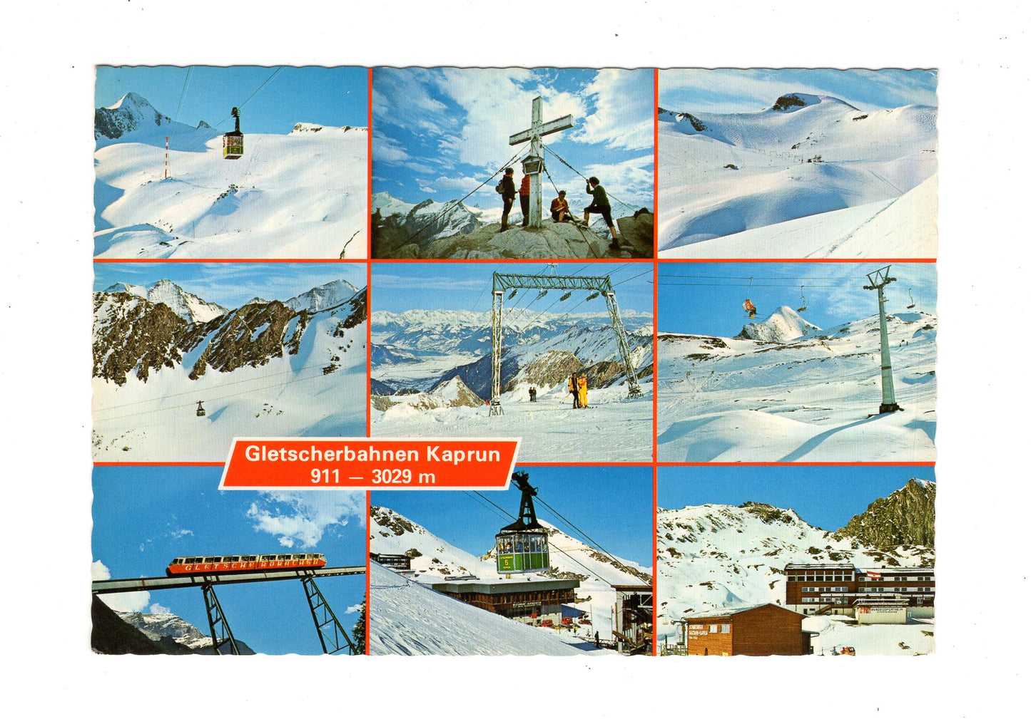 Ansichtskarte Gletscherbahnen Kaprun / Salzburger Land / Österreich