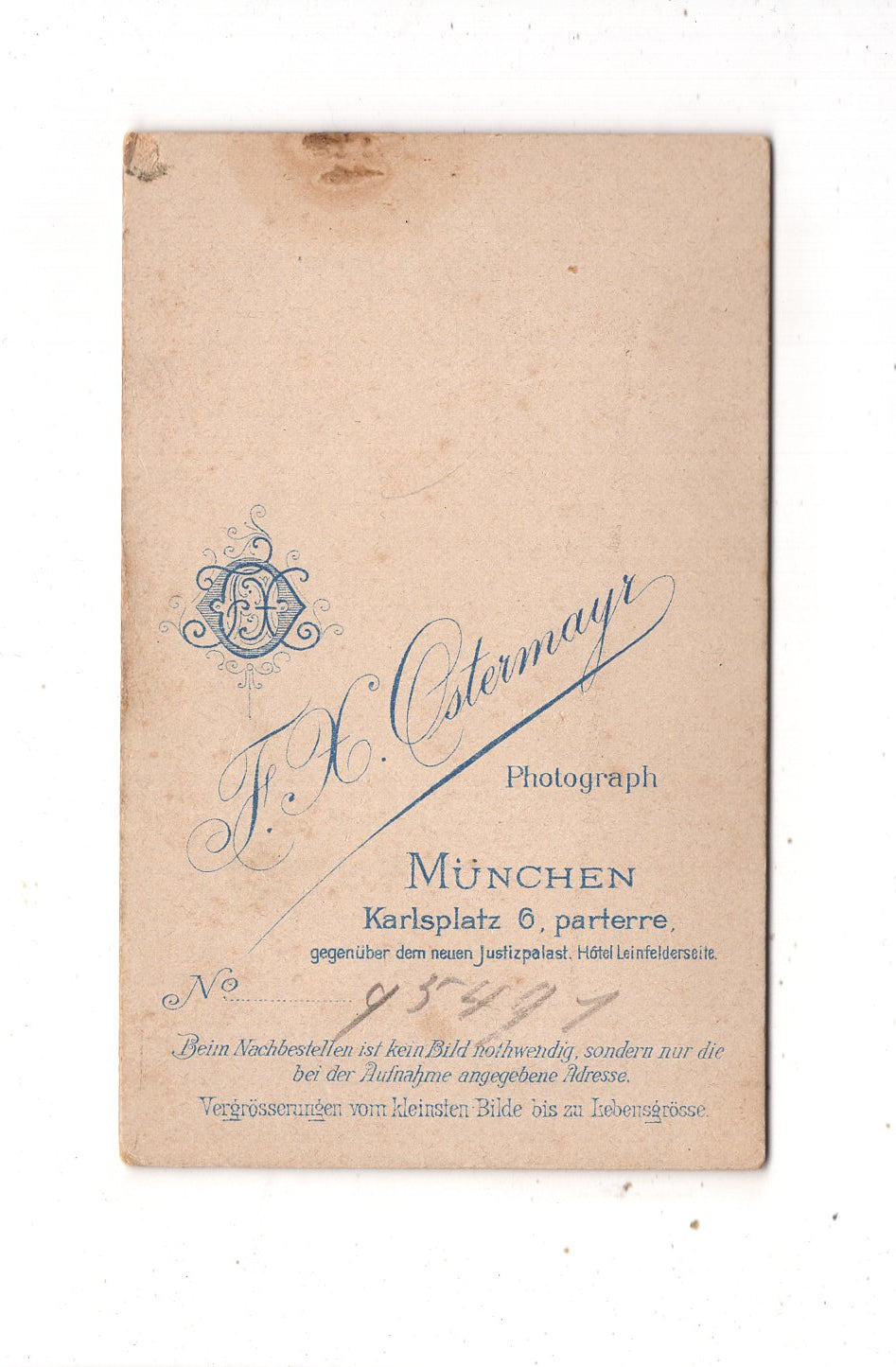 Fotografie Soldat - München um 1900