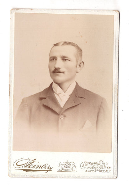 Fotografie Feiner Herr - New York / USA um 1890 / CAB W-36