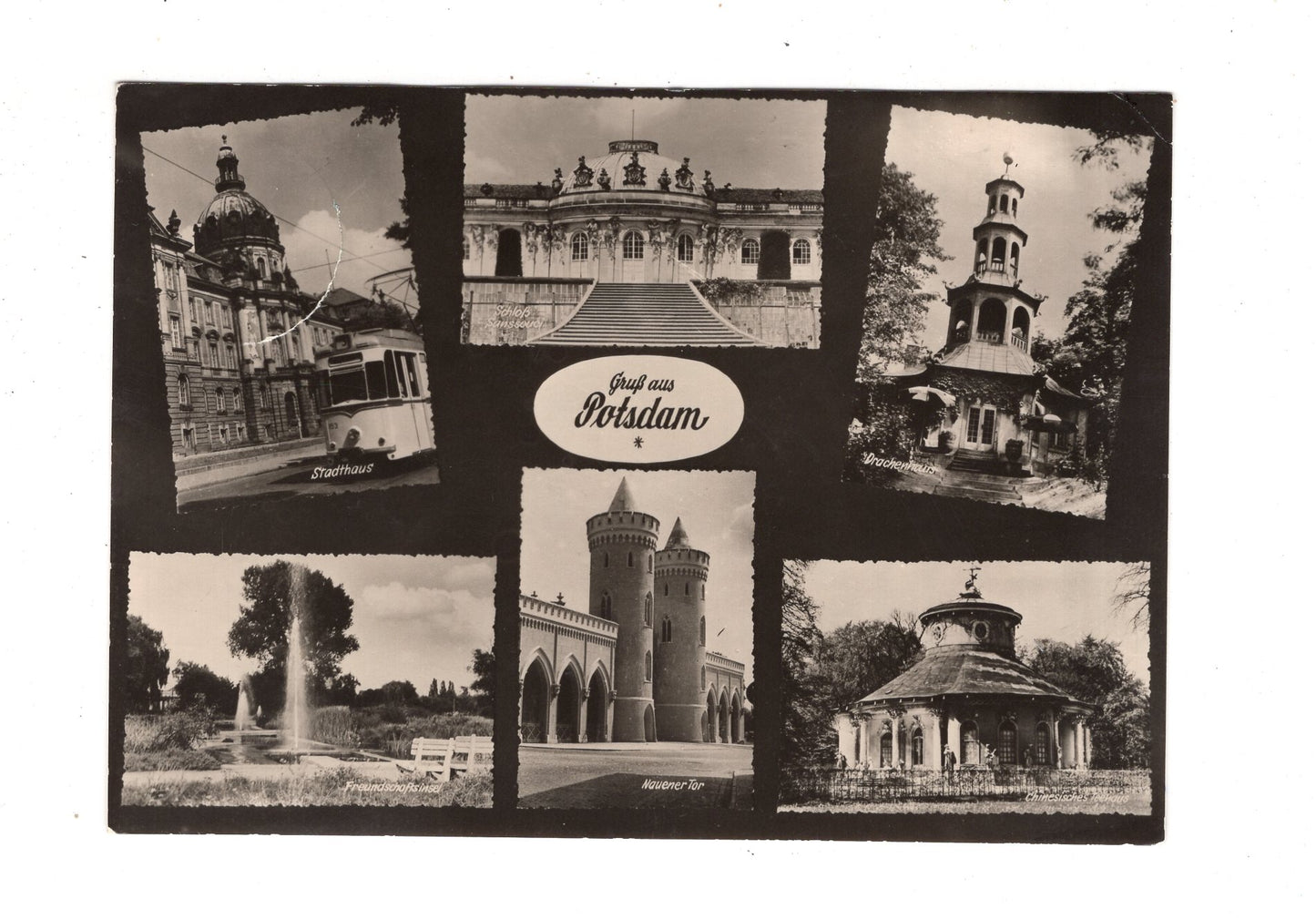 Ansichtskarte Potsdam / Nauener Tor / Stadthaus +++ / M1-53