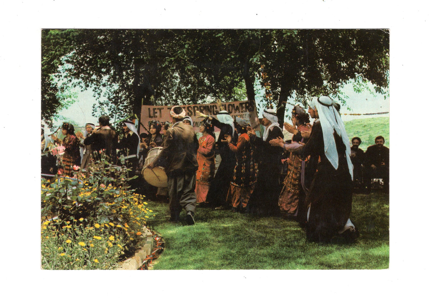 Ansichtskarte Kurdish Dance at North / Irak