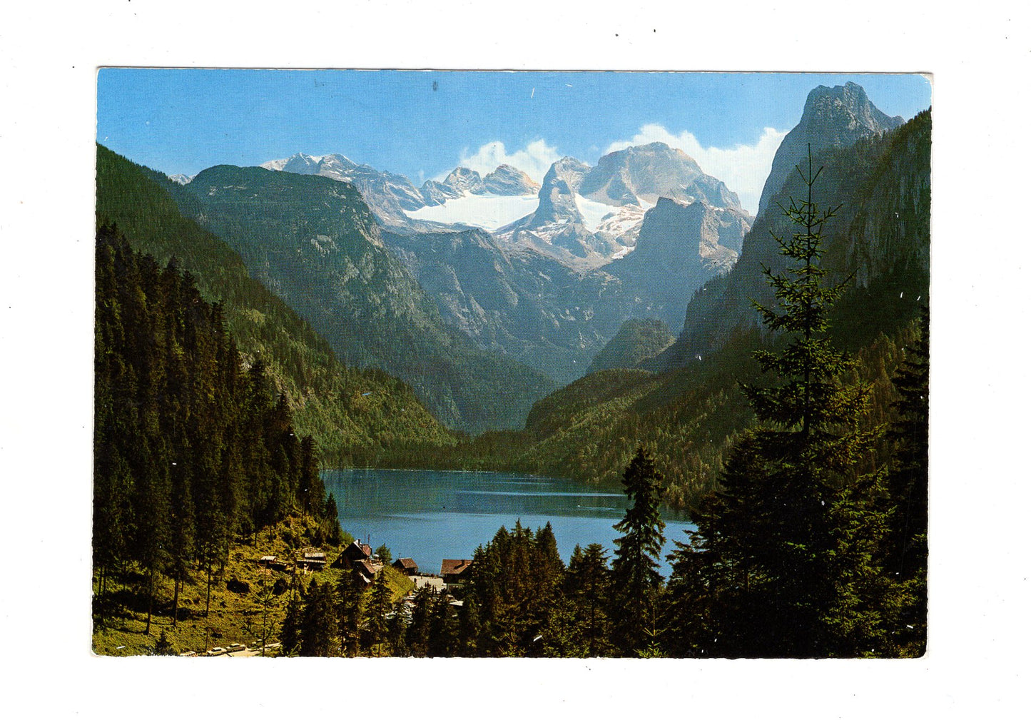 Ansichtskarte Gosausee mit Dachstein / Österreich