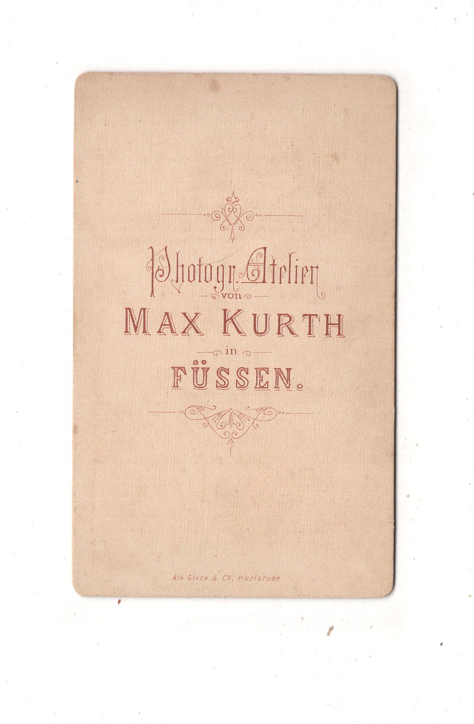 Fotografie Feine Dame - Füssen 1870er / CDV L1-32
