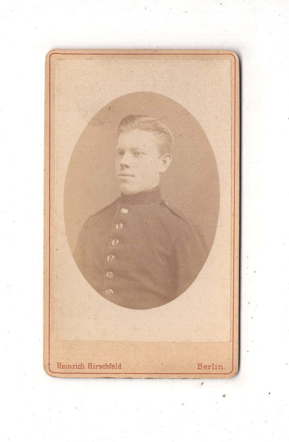 Fotografie Soldat - Berlin um 1880