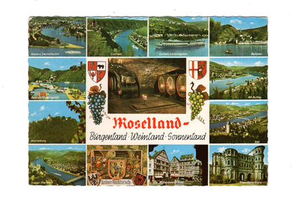 Ansichtskarte Moselland / Burgenland-Weinland-Sonnenland