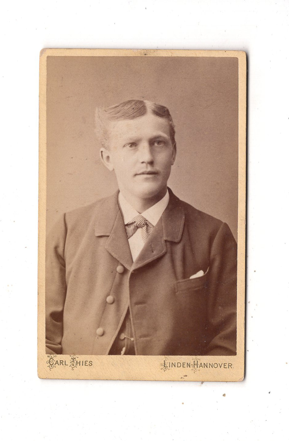 Fotografie Herrenportrait - Linden-Hannover 1880er