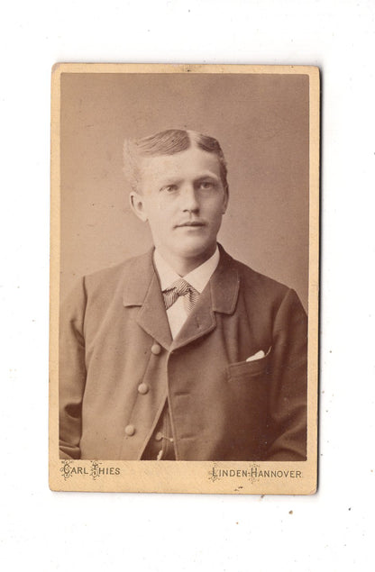Fotografie Herrenportrait - Linden-Hannover 1880er