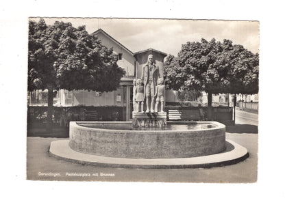 Ansichtskarte Derendingen / Pestalozziplatz mit Brunnen / Schweiz