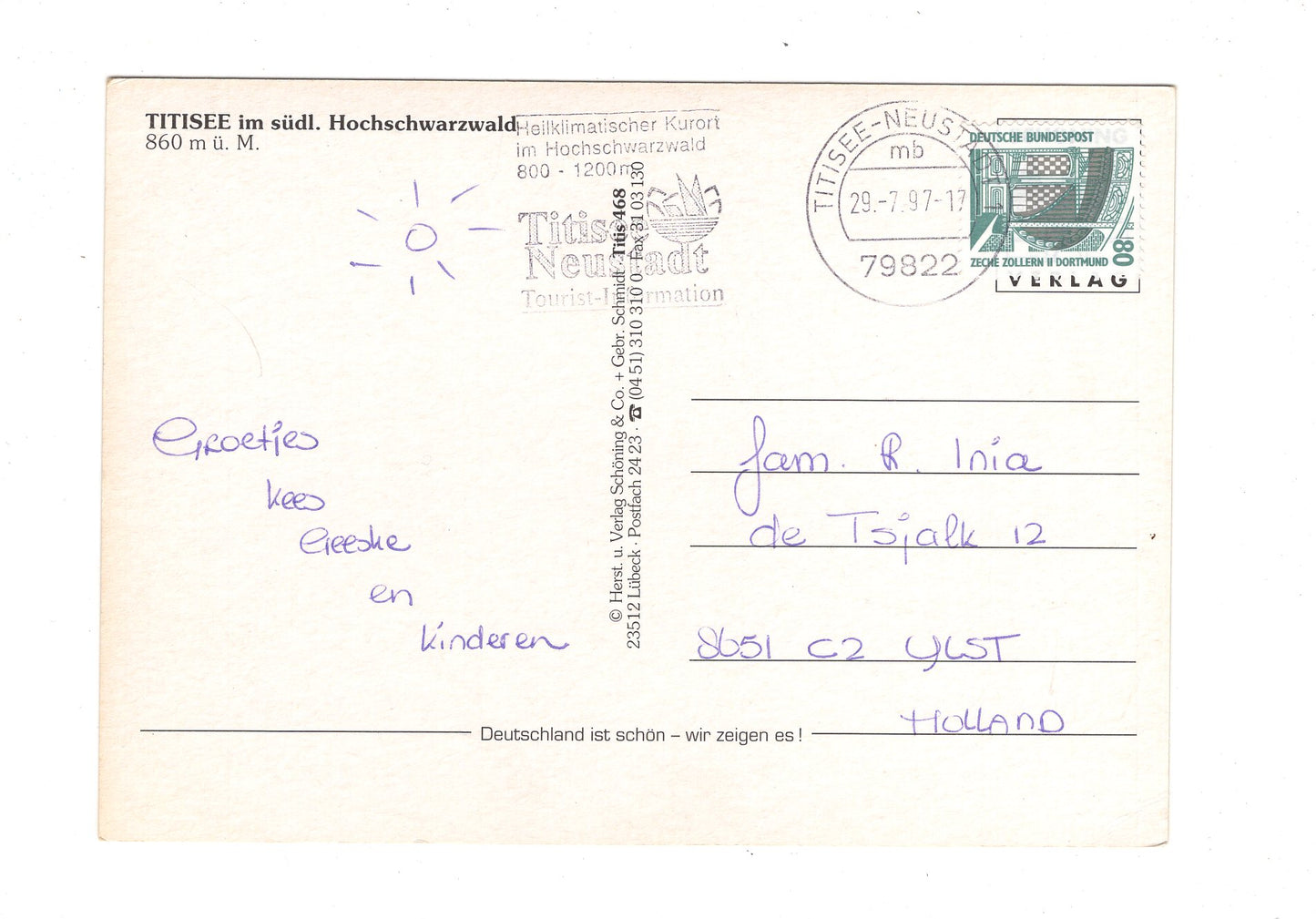 Ansichtskarte Titisee im südl. Hochschwarzwald / G1-65