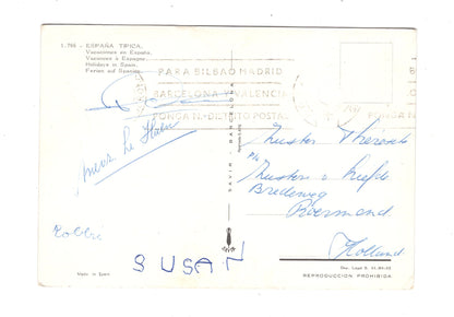 Ansichtskarte Espana Tipica / Burros / Spanien