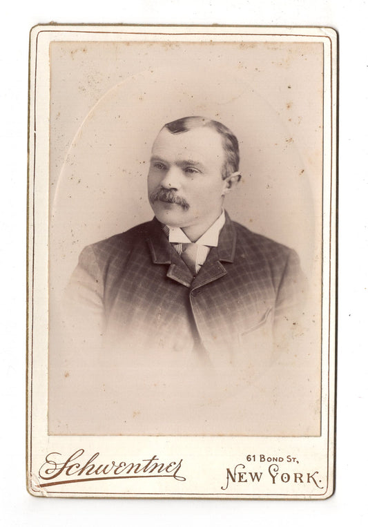 Fotografie Feiner Herr - New York / USA um 1890 / CAB W-36