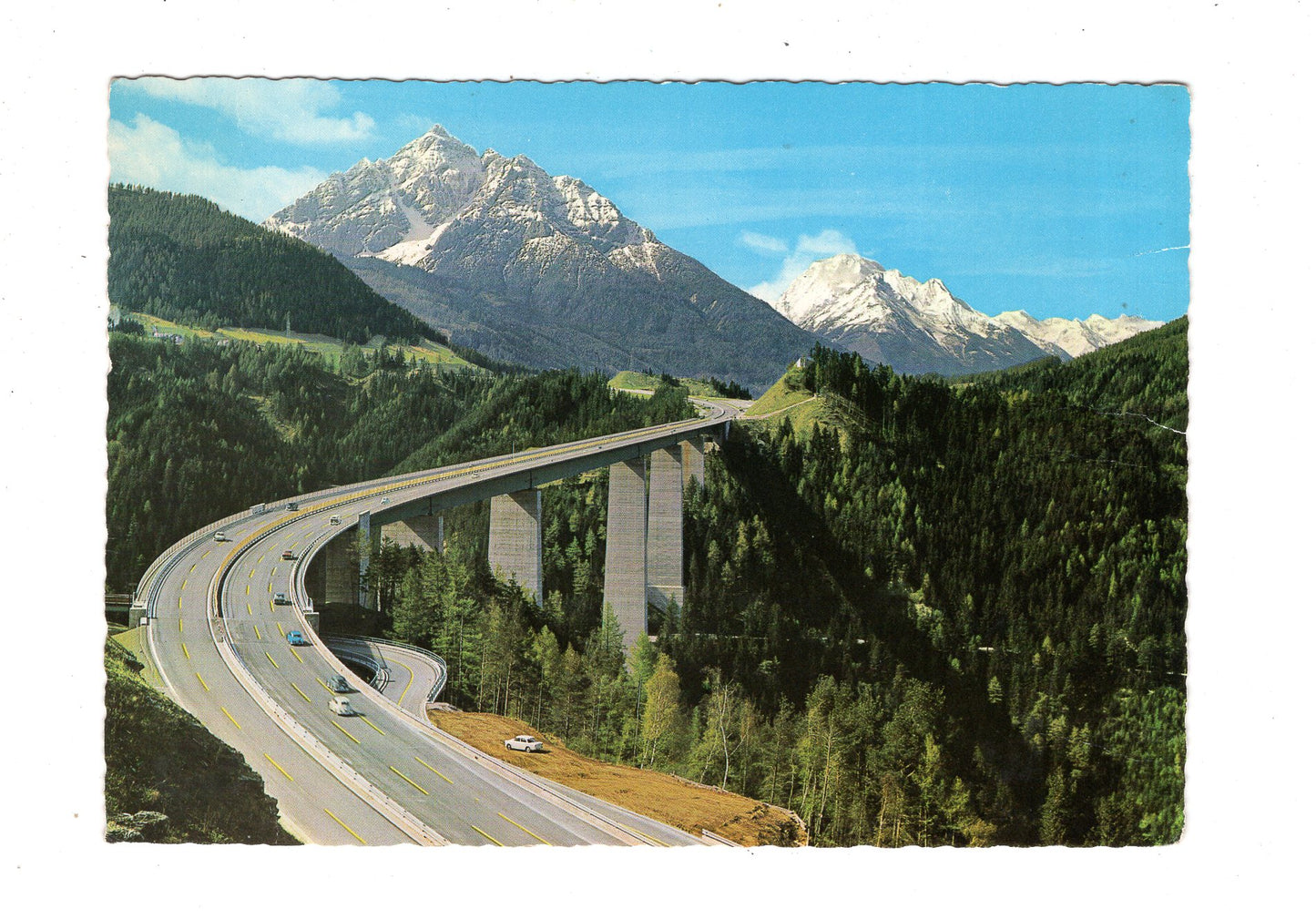 Ansichtskarte Europabrücke / Brennerautobahn / Österreich / O1-53