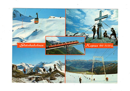 Ansichtskarte Gletscherbahnen Kaprun / Salzburger Land / Österreich