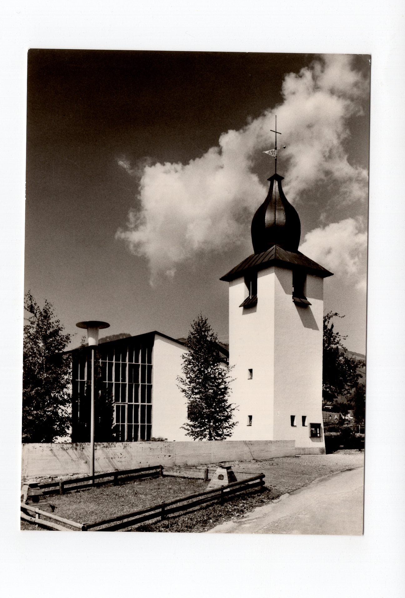 Ansichtskarte Ev. Kirche Zum guten Hirten / Fischen im Allgäu