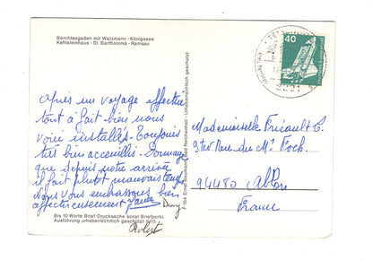 Ansichtskarte Edelweißgruß aus Berchtesgaden / Bayerische Alpen / I1-60