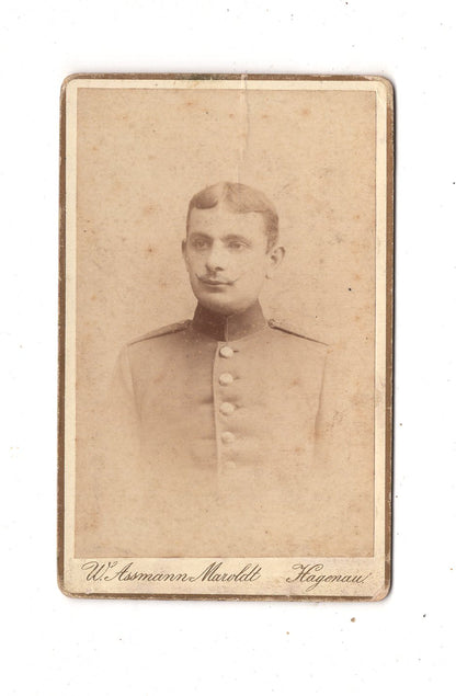 Fotografie Soldat - Hagenau 1880er