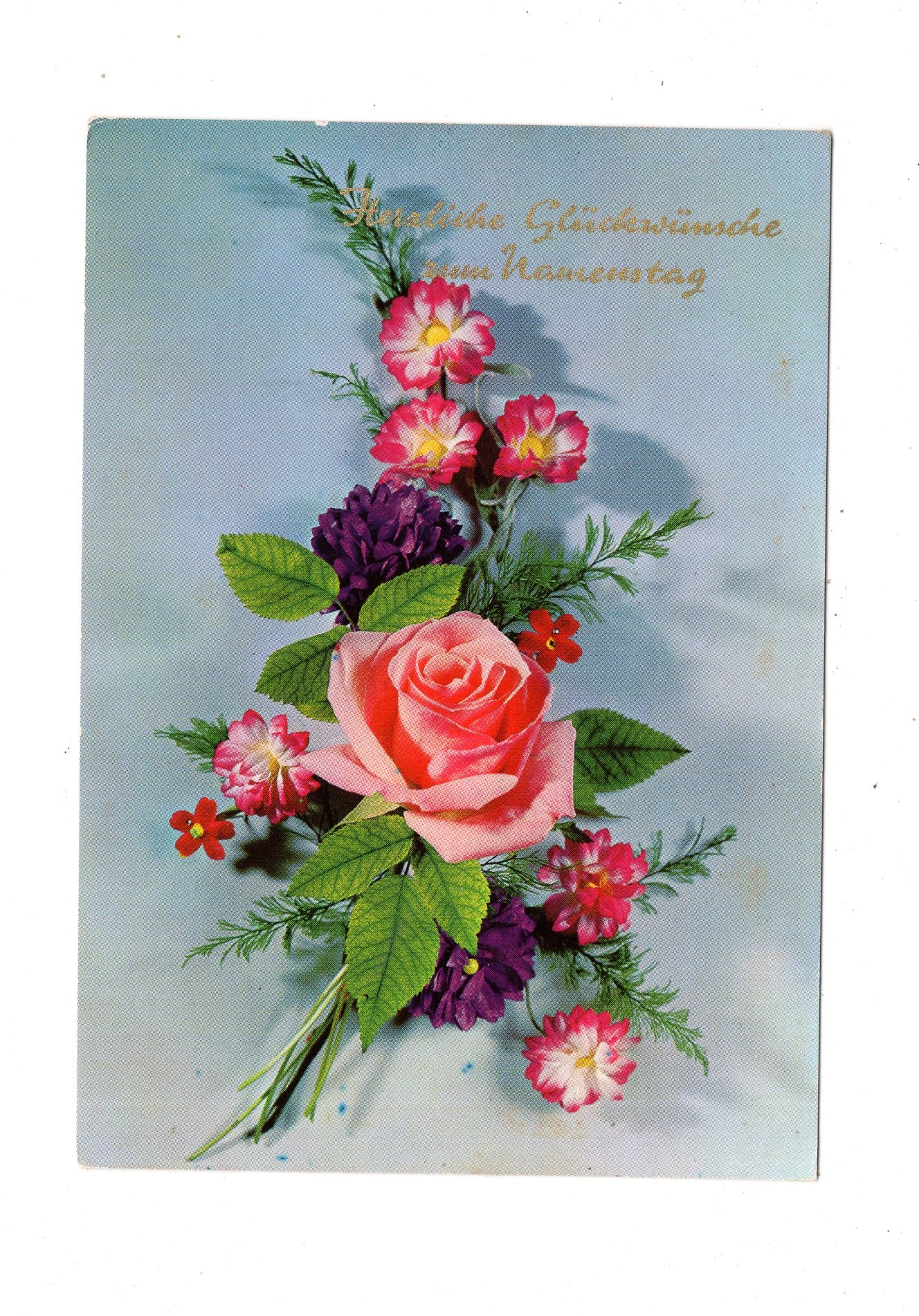 Ansichtskarte Glückwünsche / Glückwunsch zum Namenstag / L1-63