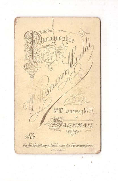 Fotografie Soldat - Hagenau 1880er