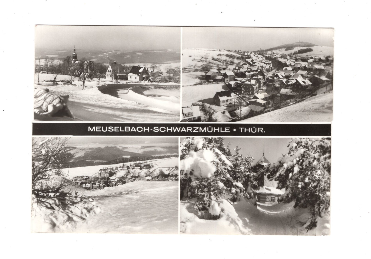 Ansichtskarte Meuselbach-Schwarzmühle / Thüringen