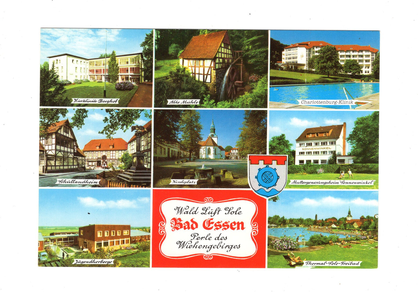 Ansichtskarte Bad Essen im Wiehengebirge / Kirchplatz +++