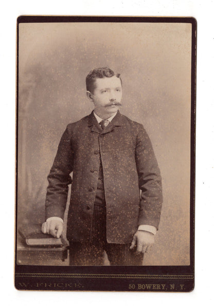 Fotografie Feiner Herr - New York / USA 1880er / CAB W-36