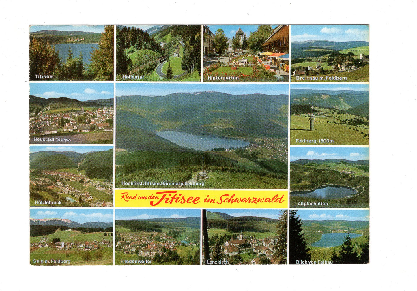 Ansichtskarte Rund um den Titisee im Schwarzwald / G1-65