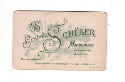 Fotografie Niedliches kleines Kind - Magdeburg 1890er / CDV M1-34