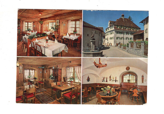 Ansichtskarte Landgasthof Krone / Malans / Schweiz