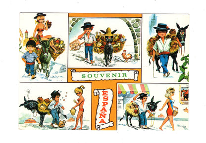 Ansichtskarte Souvenir Espana / Spanien