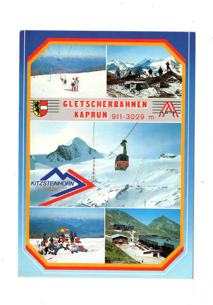Ansichtskarte Gletscherbahnen Kaprun / Österreich