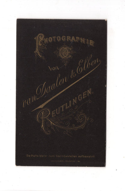 Fotografie Damenportrait - Reutlingen 1880er / CDV C1-11