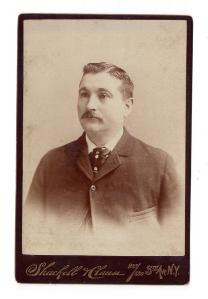 Fotografie Feiner Herr - New York / USA 1880er / CAB W-36