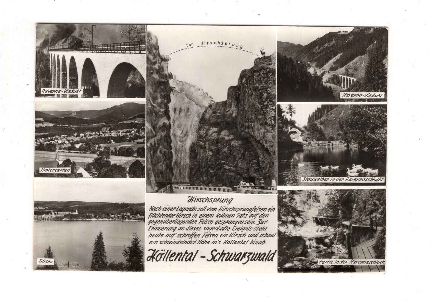 Ansichtskarte Höllental / Schwarzwald / K1-48