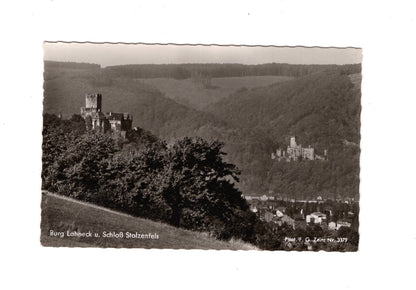 Ansichtskarte Burg Lahneck und Schloss Stolzenfels