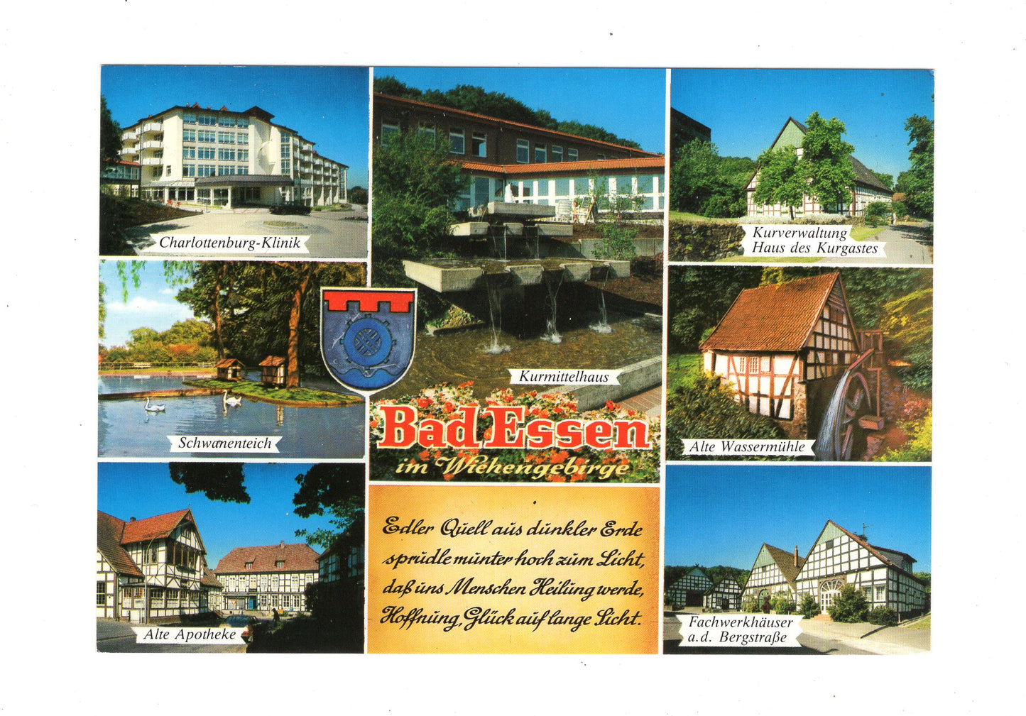 Ansichtskarte Bad Essen im Wiehengebirge / Kurmittelhaus +++